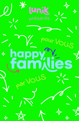 Dos de carte bleu Happy Families